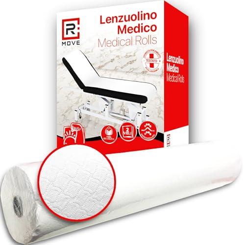 R MOVE Lenzuolini Medici in Pura Cellulosa - Confezione da 6 Rotoli