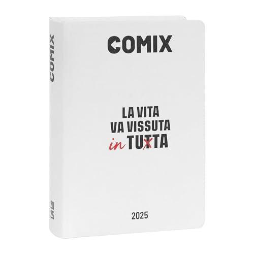COMIX - Diario Mignon Plus Giornaliero 16 Mesi - Bianco