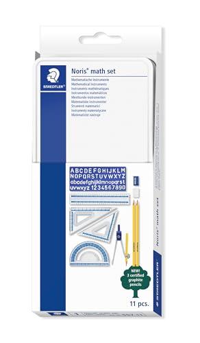 STAEDTLER® 557 11 Set Geometrico Completo in Custodia di Metallo