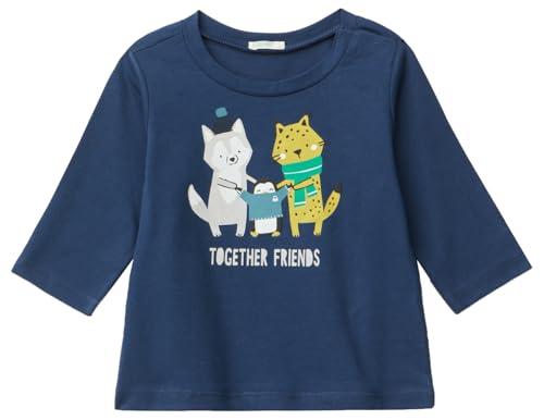 T-Shirt Manica Lunga in Jersey Caldo Organico United Colors of Benetton