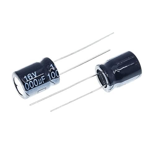 EFARMA Condensatori elettrolitici 16V 1000uF (10 pezzi)