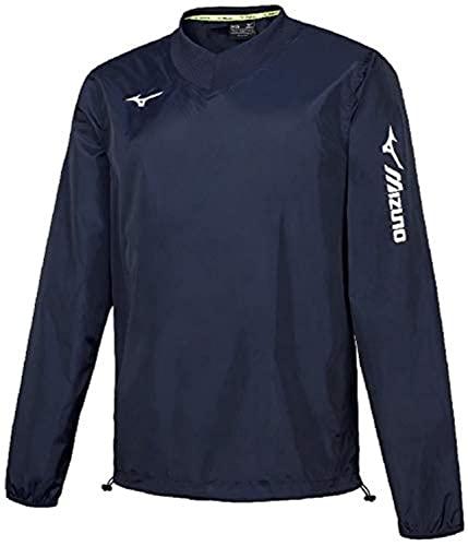 Mizuno Sendai Trad Rain Jacket Blu Navy - Giacca Antipioggia Unisex