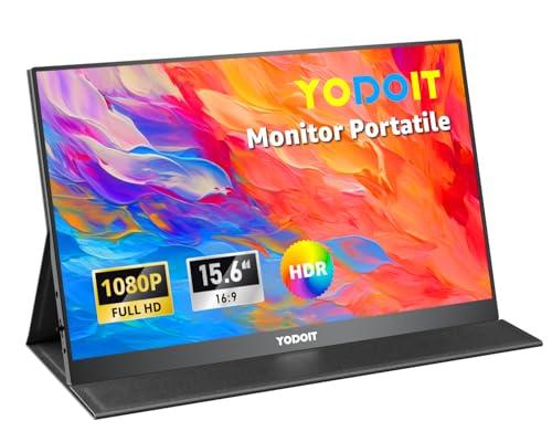 Yodoit Monitor Portatile 15,6