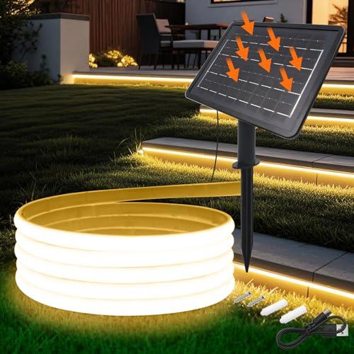 KISUFU Striscia LED Neon Solare da Esterno, 24V, IP68