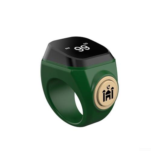 Anello Contatore Tasbih Smart Ricaricabile Impermeabile - Misura Personalizzata per la Preghiera Zikr