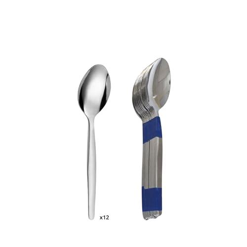 Baltici - Set di 12 Cucchiaini da Tè in Acciaio Inossidabile