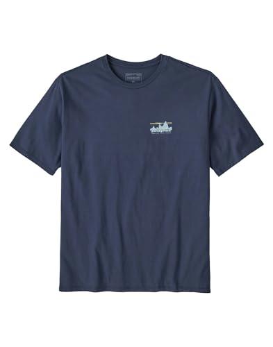 Patagonia Nena 73 Skyline Organic Crewneck Uomo Blu - Taglia L