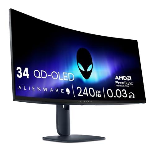 Alienware AW3425DW - Monitor Gaming QD-OLED Curvo da 34 Pollici