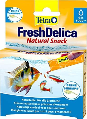 Tetra FreshDelica Artemie 16 x 3g - Mangime Naturale in Gel per Pesci Ornamentali