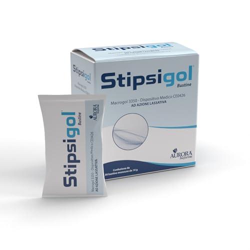 Aurora Biofarma Stipsigol - 30 Bustine - Lassativo Delicato per Stitichezza e Gonfiore