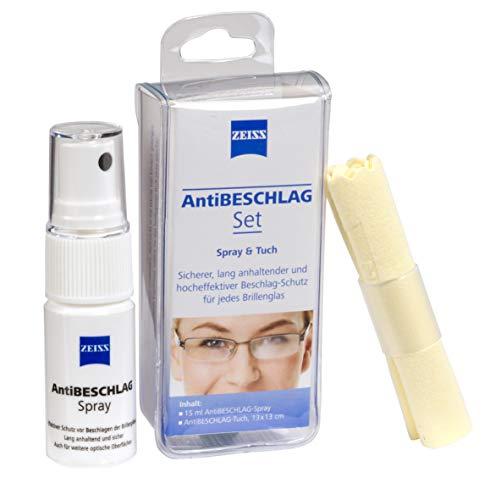 ZEISS Set Antiappannamento: Spray 15ml + Panno per Lenti