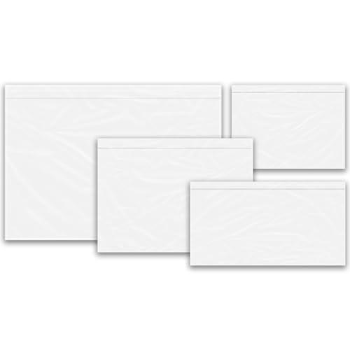 PACKY - Buste Per Spedizioni - Buste Portadocumenti Adesive - Disponibile In A6 A5 A4 DL - Busta Trasparenti Portadocumenti Autoadesive - Tasche Adesive Trasparenti - A4 | 315 x 25 mm - 500 pezzi