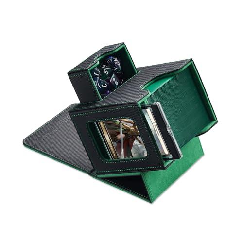 Mage Tech Commander Deck Box - Nero/Verde