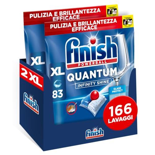 Finish Quantum Infinity Shine - 166 Pastiglie Lavastoviglie