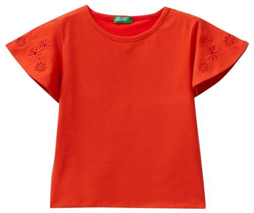 United Colors of Benetton T-Shirt con ricamo fiori