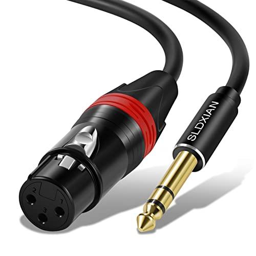 Cavo XLR Femmina a Jack 6,35mm SLDXIAN - Connessione Audio di Alta Qualità