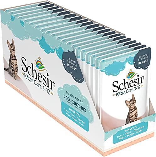 Schesir Kitten Tonnetto in Gelatina - 20 buste x 85g