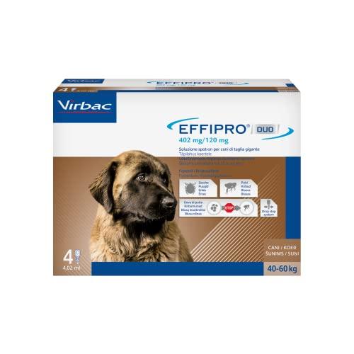Effipro Duo Cane XLarge 40-60 kg - 4 Pipette