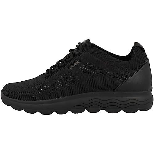 Geox D Spherica A, Sneakers Donna, Nero Black B, 38 EU