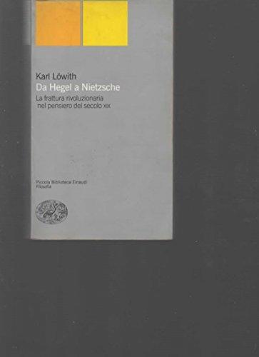 Da Hegel a Nietzsche: la frattura rivoluzionaria nel pensiero del secolo XIX