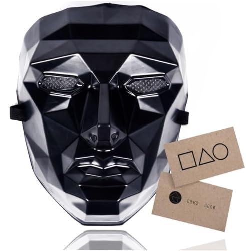 Maschera Squid Game + Biglietto da Gioco