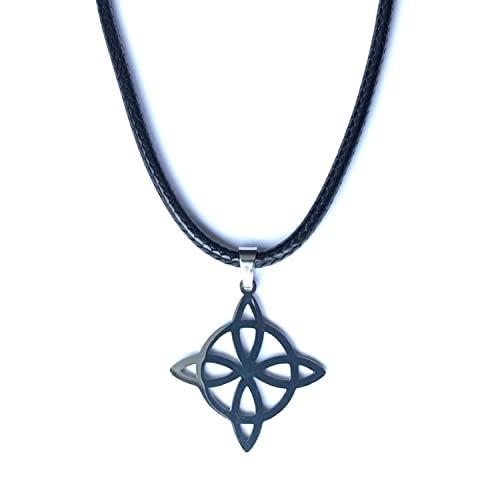 Collana con Ciondolo Nodo Celtico in Acciaio Inossidabile