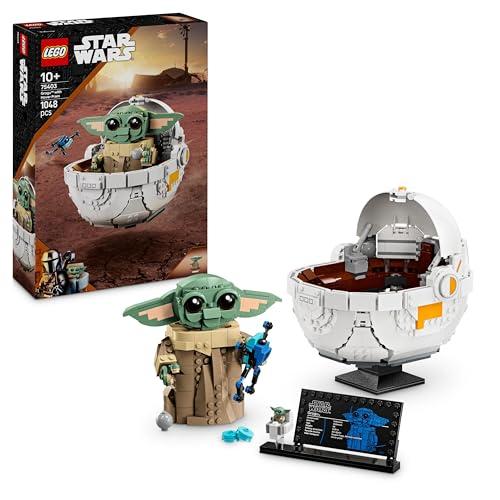 LEGO Star Wars 75342 Grogu e Carrozzina: Modellino da Costruire del 'Baby Yoda'