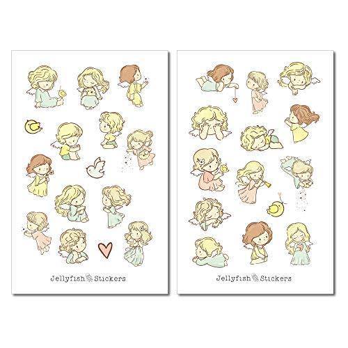 Set di adesivi angeli per bambini