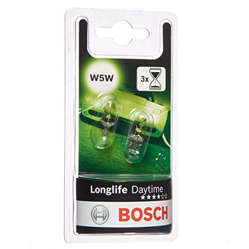 Bosch W5W Longlife Daytime: Lampadine Auto a Lunga Durata