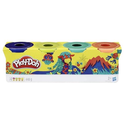 Play-Doh Set di 4 Plastilina per Bambini e Bambine
