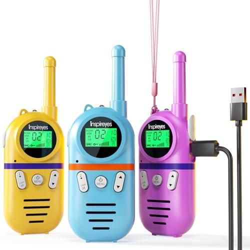 Inspireyes Walkie-Talkie Ricaricabili per Bambini