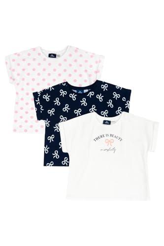 Chicco, T-Shirt Bambina, Set 3 Magliette Cotone