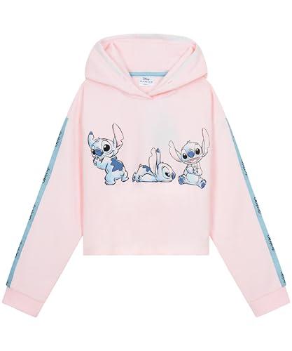 Disney Stitch Felpa Corta Bambina Bianca (7-14 Anni)