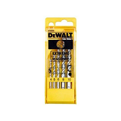 DEWALT DT6956-QZ Set 5 Punte per Cemento Extreme (4-5-6-8-10mm)