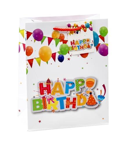TSI Sacchetto regalo palloncini, confezione da 3, Misura Media