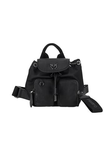 Pinko Vagabond Backpack Mini Recycled Nylon - Zaino Donna Nero