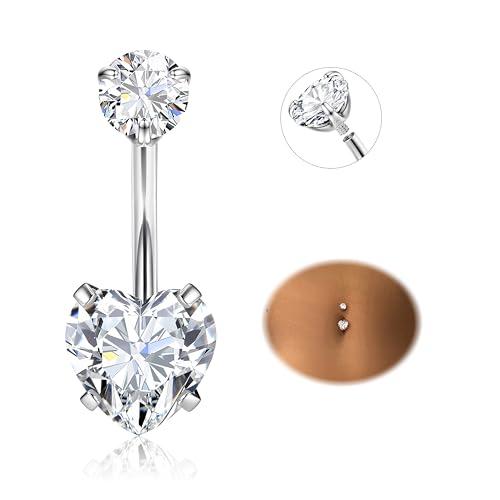 Diamday Piercing Ombelico Titanio G23 con CZ