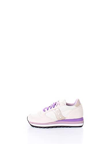 Saucony Jazz Triple - Scarpe da Donna - Grigio Chiaro/Viola