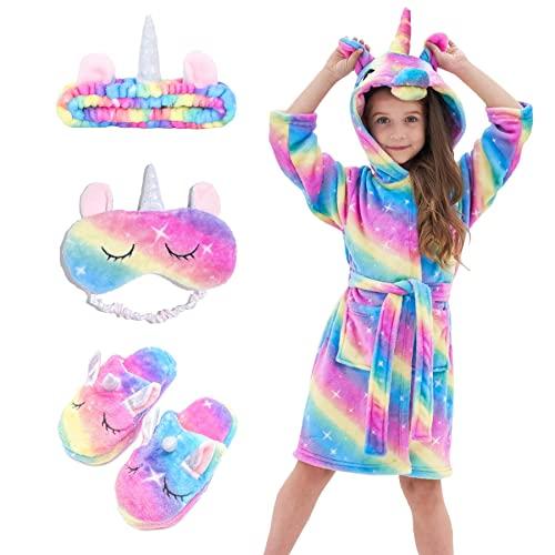 Accappatoio Unicorno Bambina Piefry con Accessori