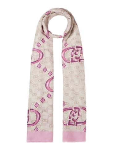 LIU JO Stola con logo 90 x 180 cm BRIGHT CANDY