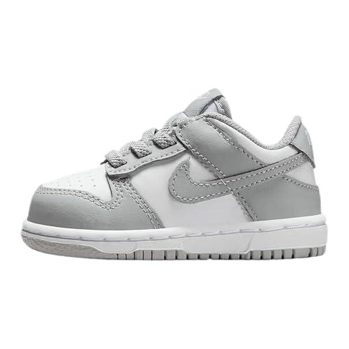 Nike Dunk Low Baby/Toddler Shoes Bianco/Grigio Fumo Chiaro