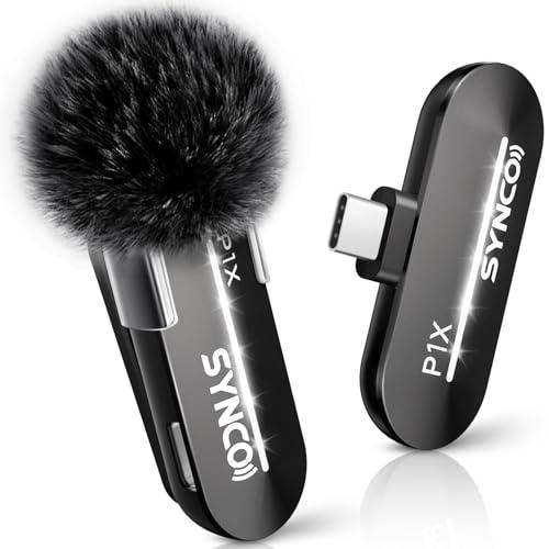 SYNCO P1XT Microfono Lavalier Wireless USB-C per iPhone/Android