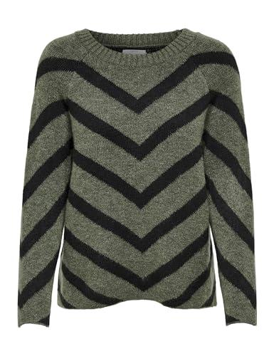 ONLY Onleliza L/S Pullover Knt Noos, Lucertola, S Donna
