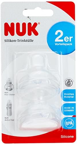 NUK First Choice - Set di 2 Beccucci in Silicone Morbidi