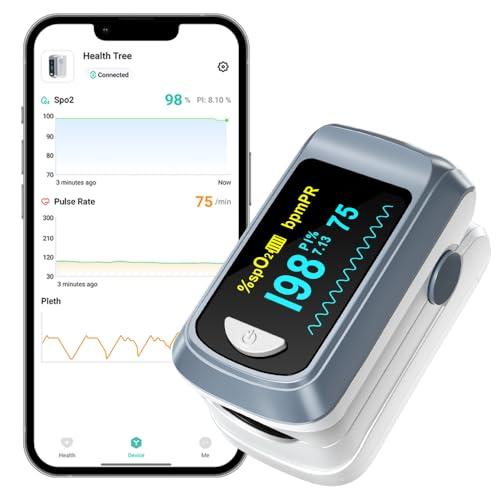 HealthTree Pulsossimetro Bluetooth da Dito