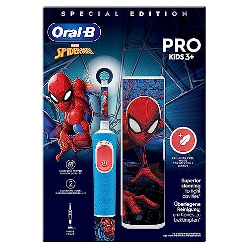 Oral-B Spazzolino Elettrico Ricaricabile Bambini Spiderman Marvel