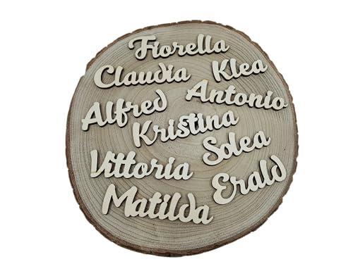10 Segnaposto Personalizzati in Legno per Eventi Speciali