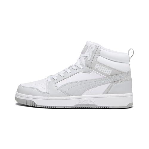 PUMA Rebound V6 Scarpe da Ginnastica Unisex - Adulto White Ash Gray