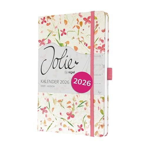 Agenda Settimanale Jolie 2026 Bloom Pink A5 - Sigel J6307