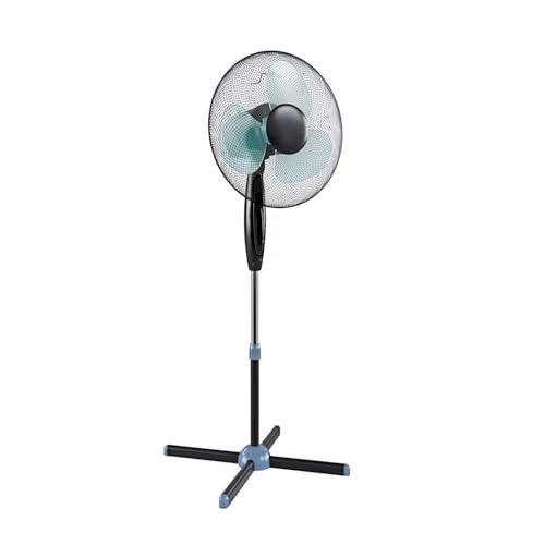 Ventilatore a Piantana Silenzioso 50W con Oscillazione e Altezza Regolabile